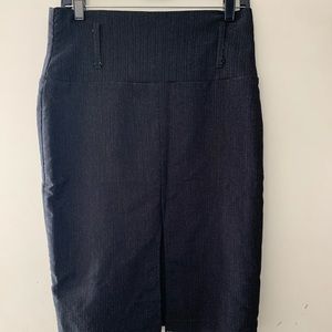 Dots Black Skirt With Wide Belt Loops
